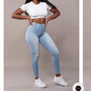 Fit Jeans Women's Light Blue Skinny Jeans